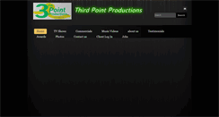 Desktop Screenshot of 3rdpointproductions.com